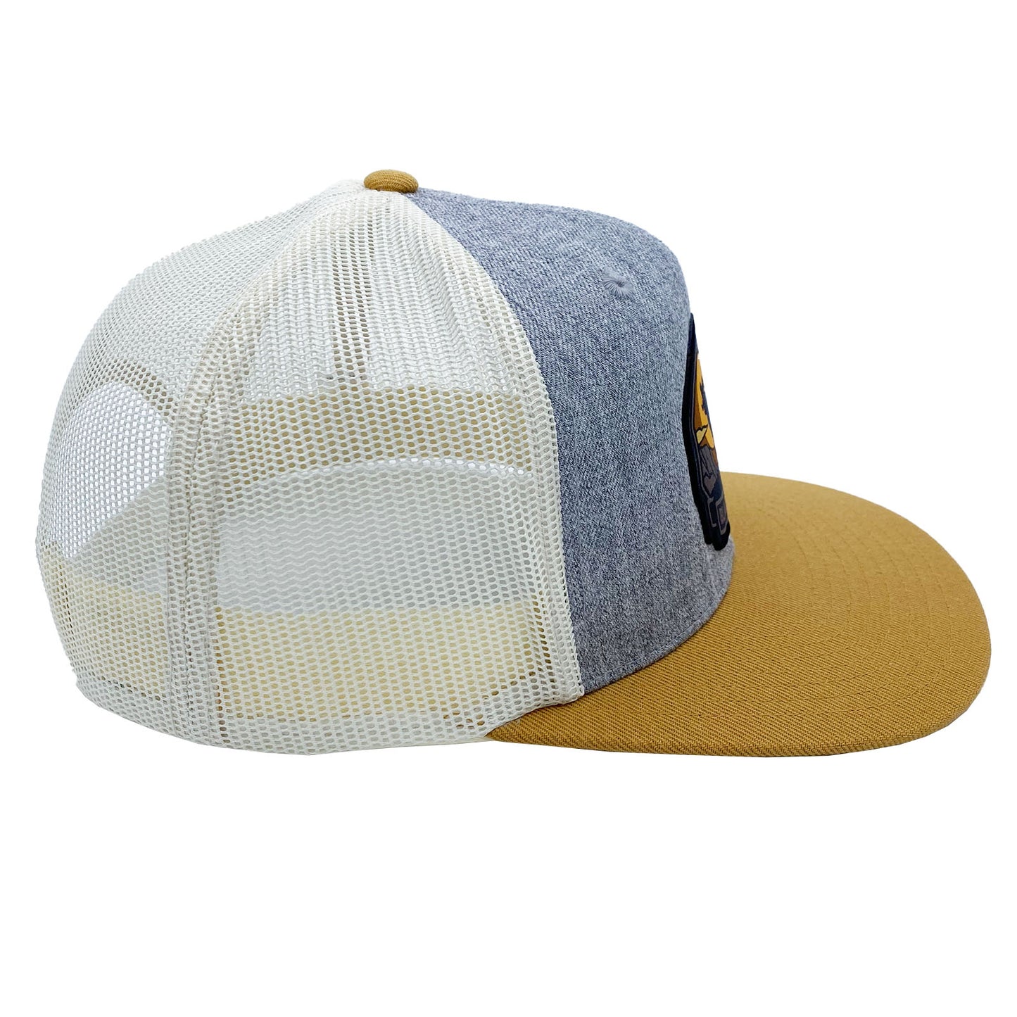 Sunrise Ram Flat Bill, Grey Wool