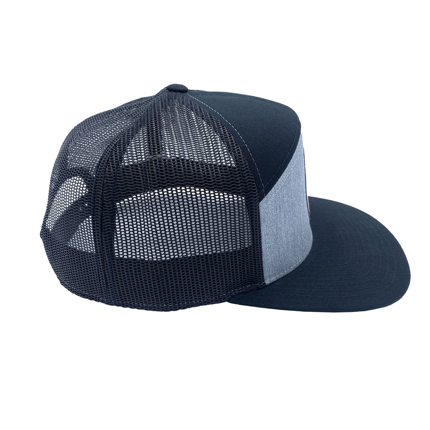 Ram Flat Bill, Black/Heather Grey