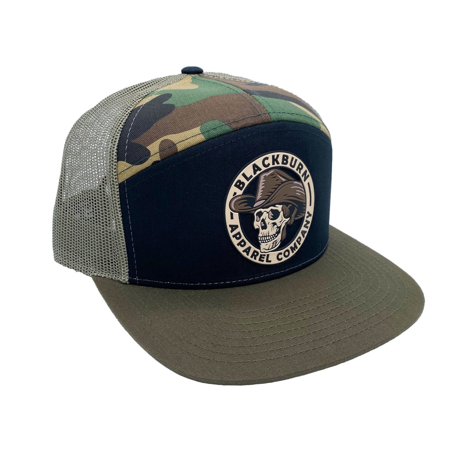 Cowboy 7 Panel, Flat Bill