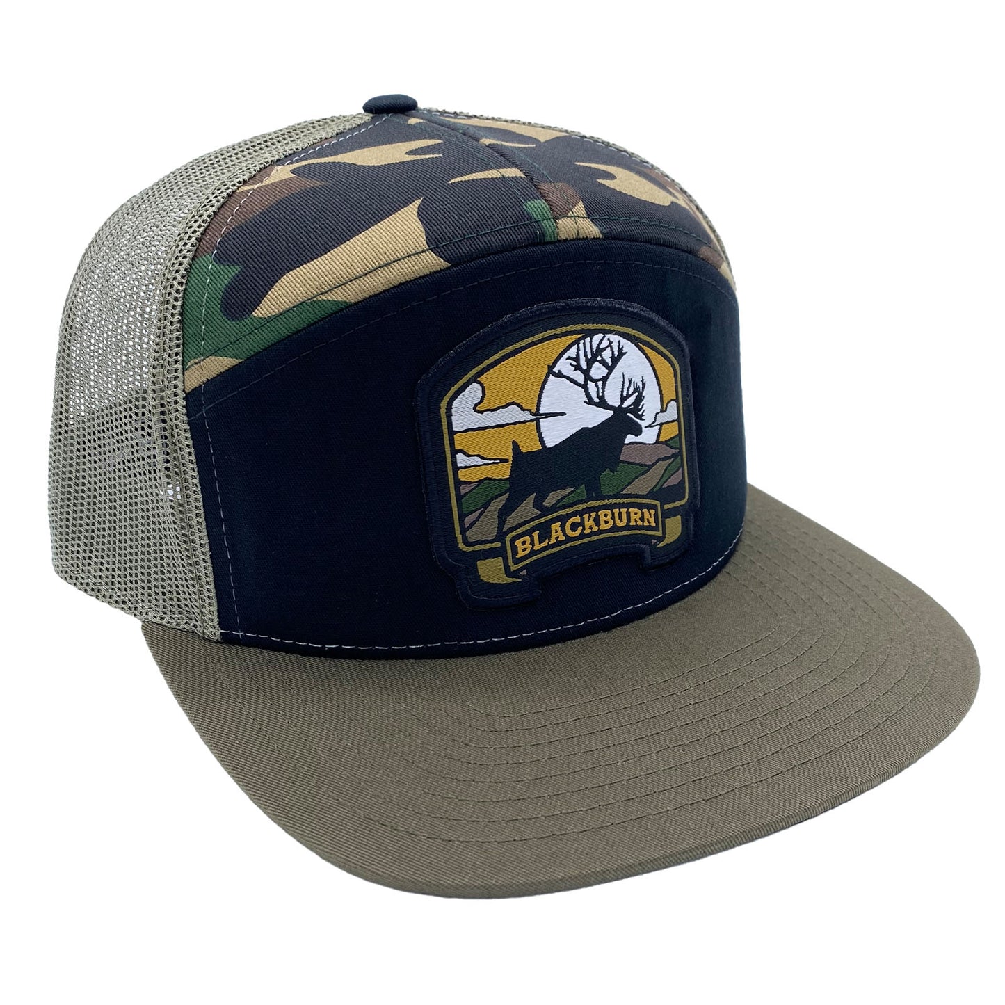 Caribou Flat Bill, Black/Camo