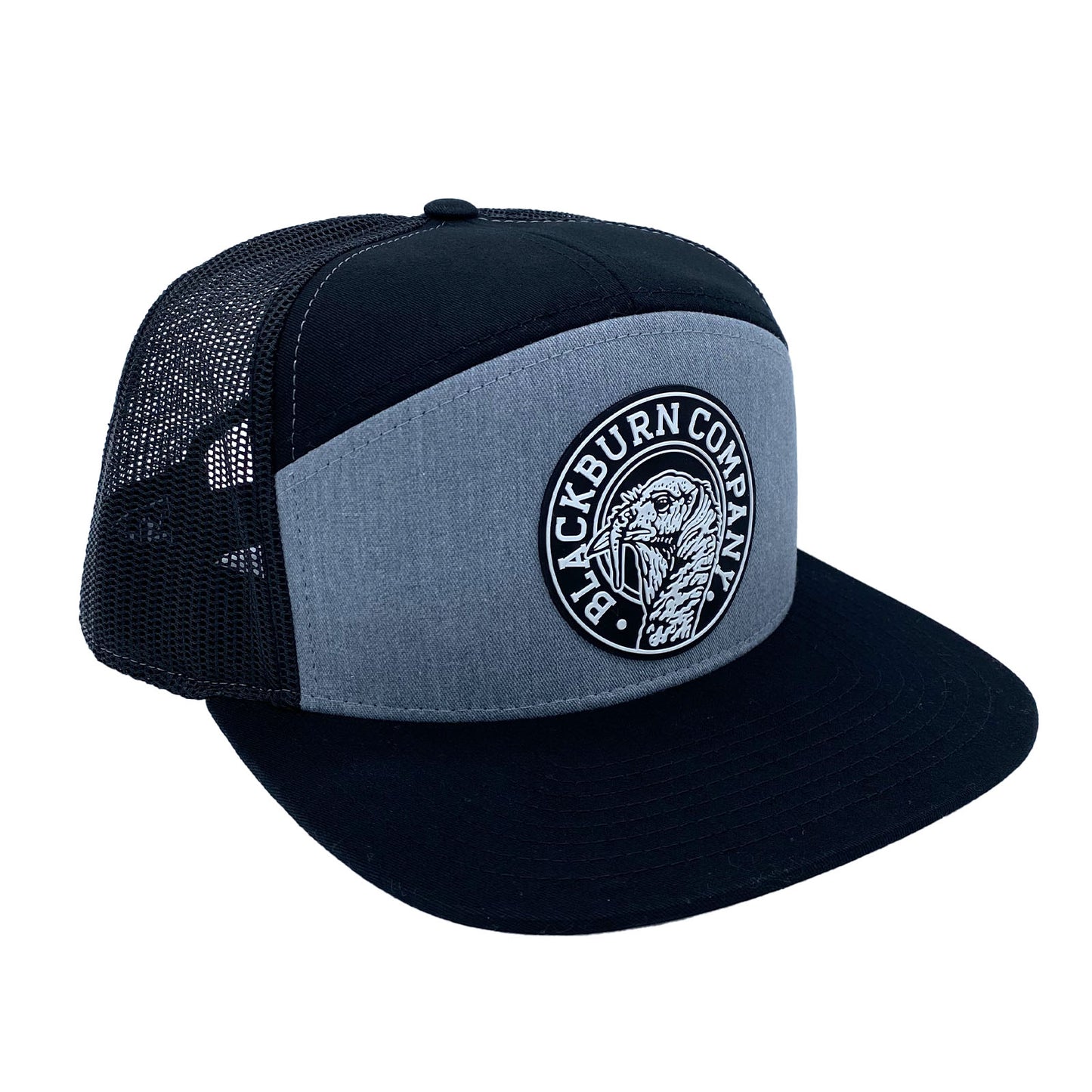 Turkey Flat Bill, Grey/Black