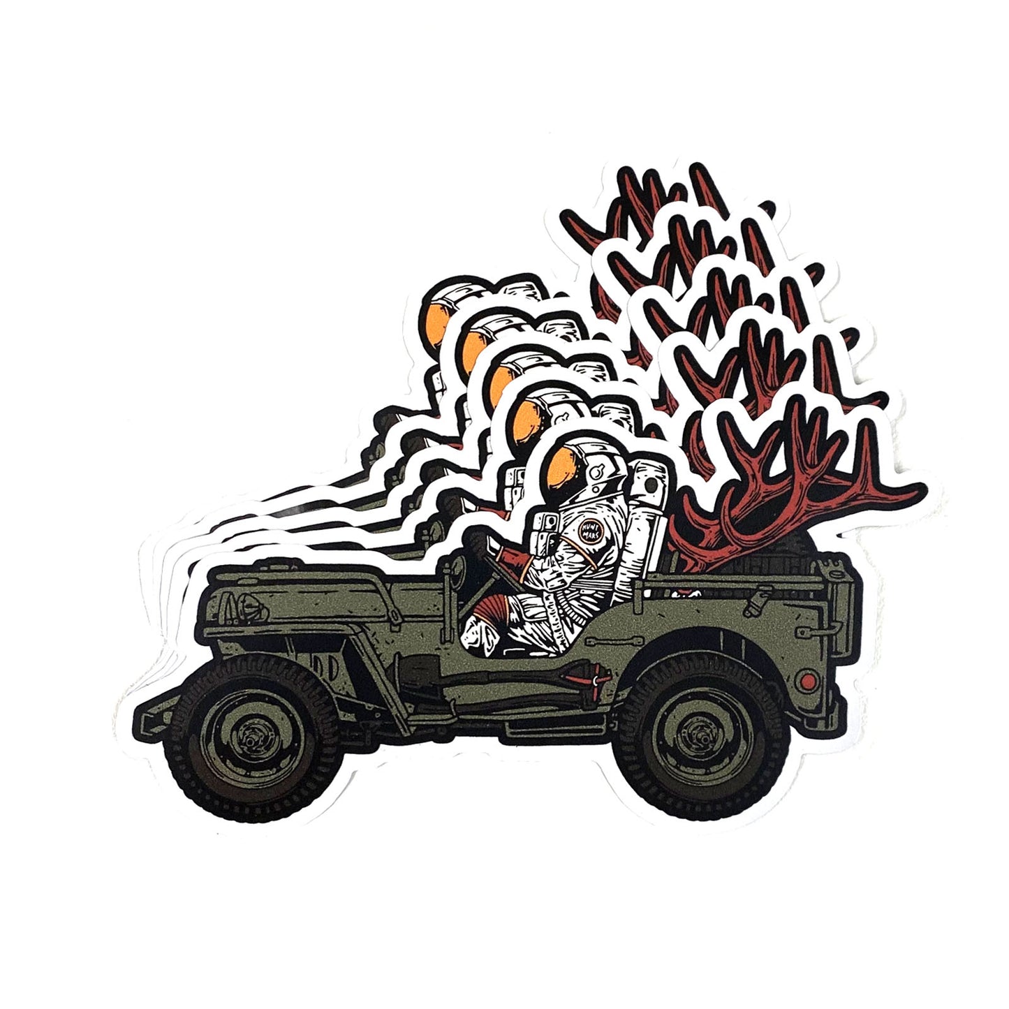 Mars Rover Sticker