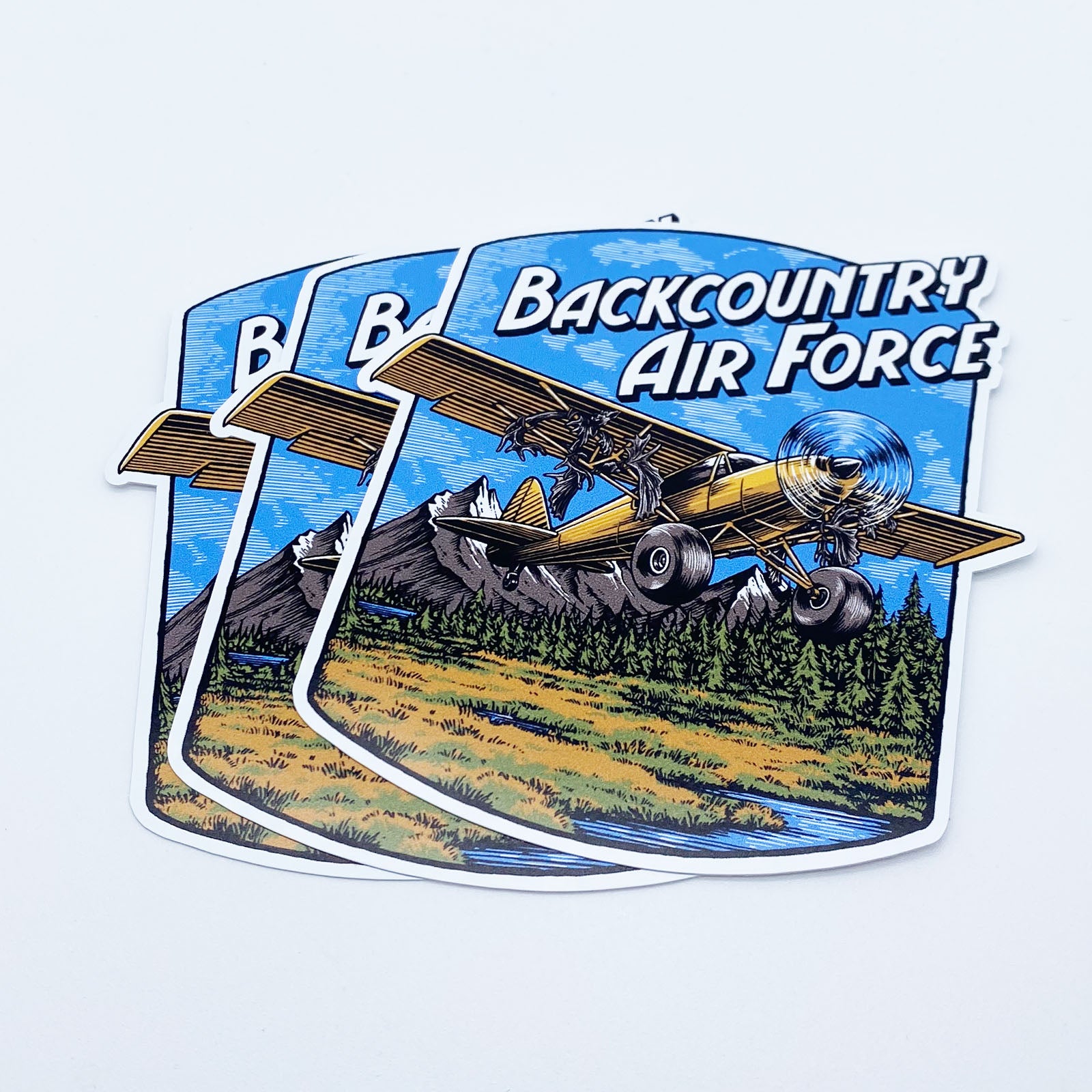 Backcountry Air Force, Sticker – Blackburn Apparel Co