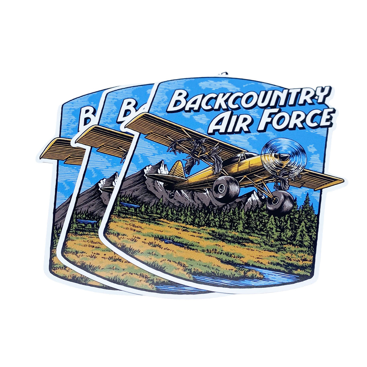 Backcountry Air Force, Sticker
