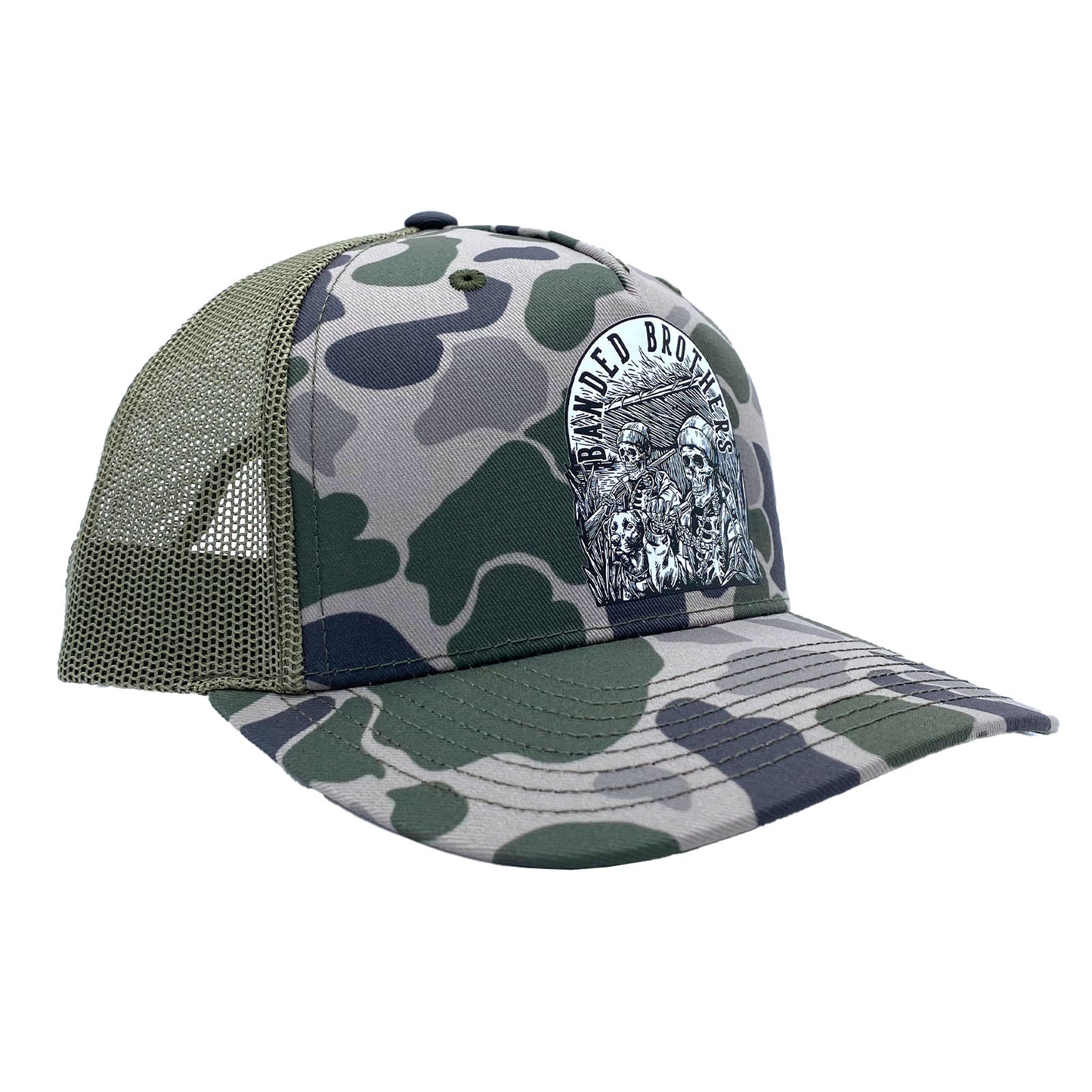 Banded Brothers Duck Trucker, Camo/Green