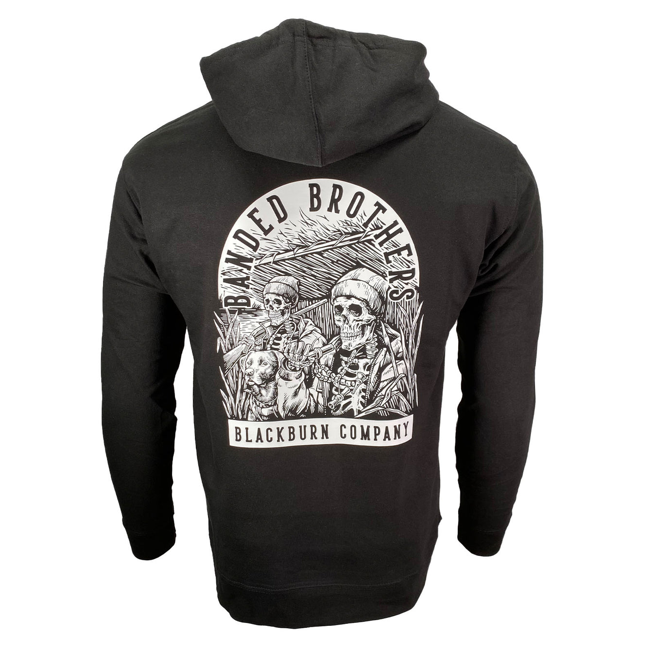 Banded Brothers Hoodie, Black Blackburn Apparel Co