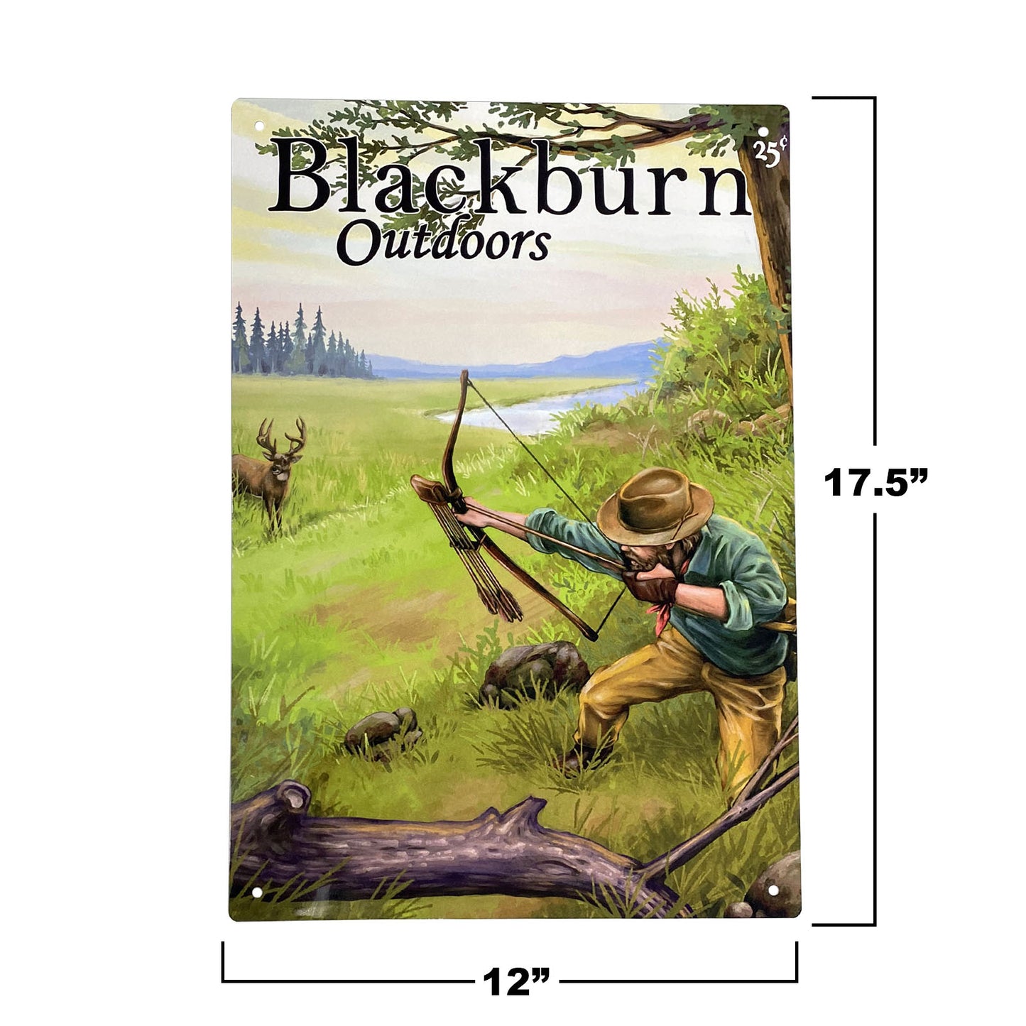 Trad Bow Hunter, Metal Art