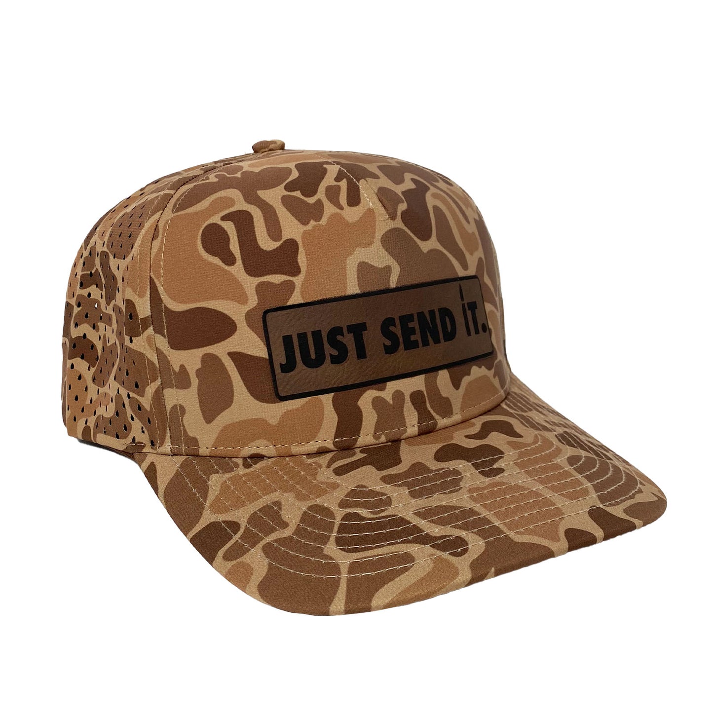 Just Send It Trucker, Duck Camo/Brown