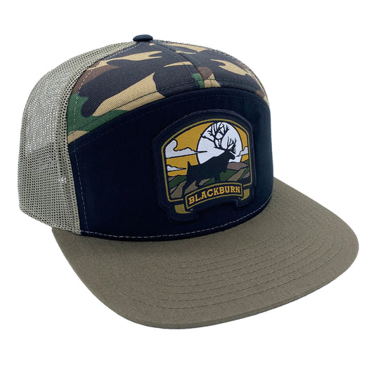 Caribou Flat Bill, Black/Camo