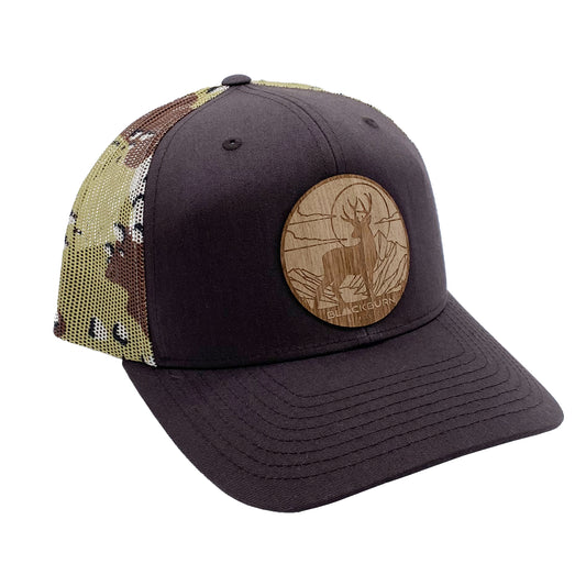 Real Walnut Muley Trucker, Brown/Camo