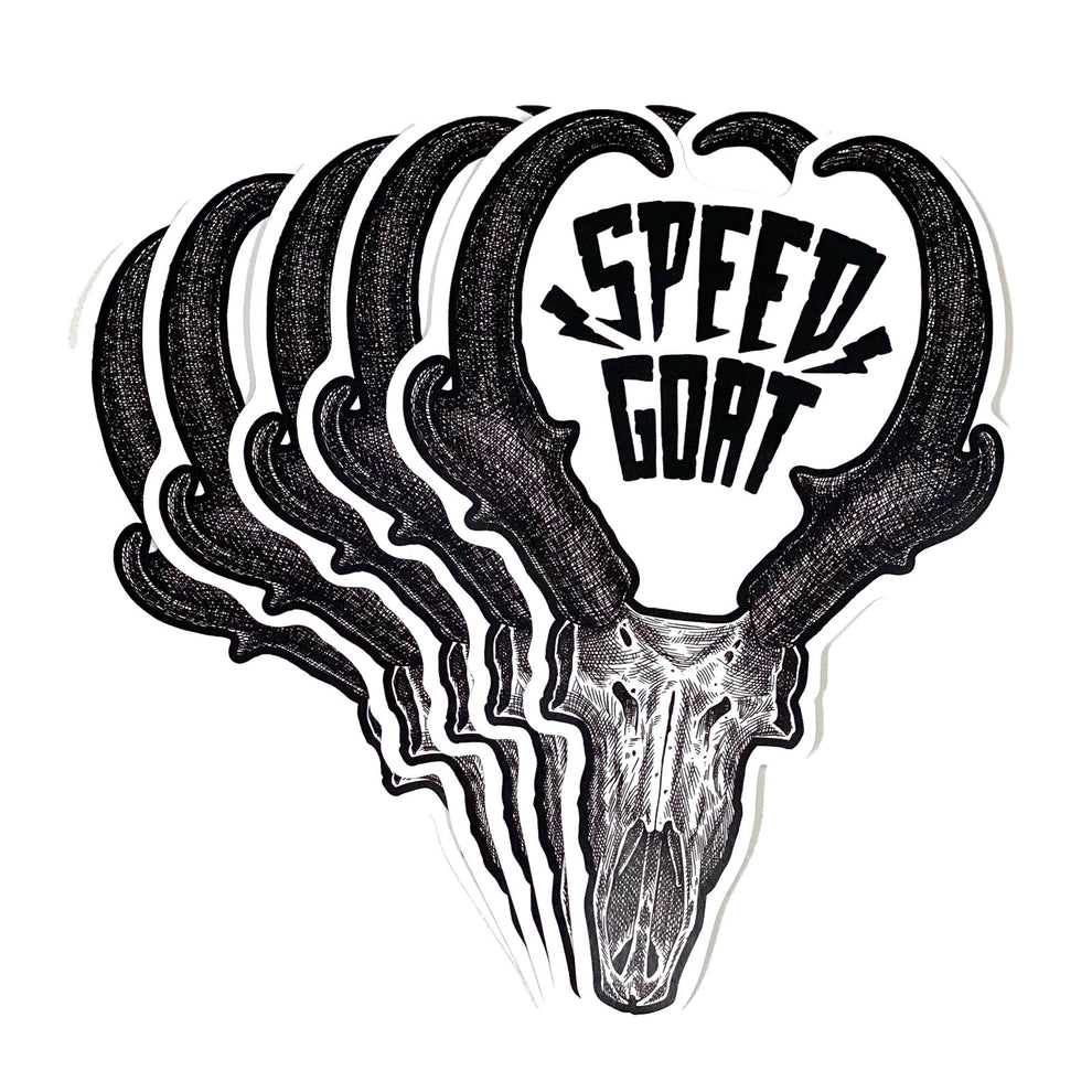 Speed Goat Sticker Speed Goat Sticker – Blackburn Apparel Co