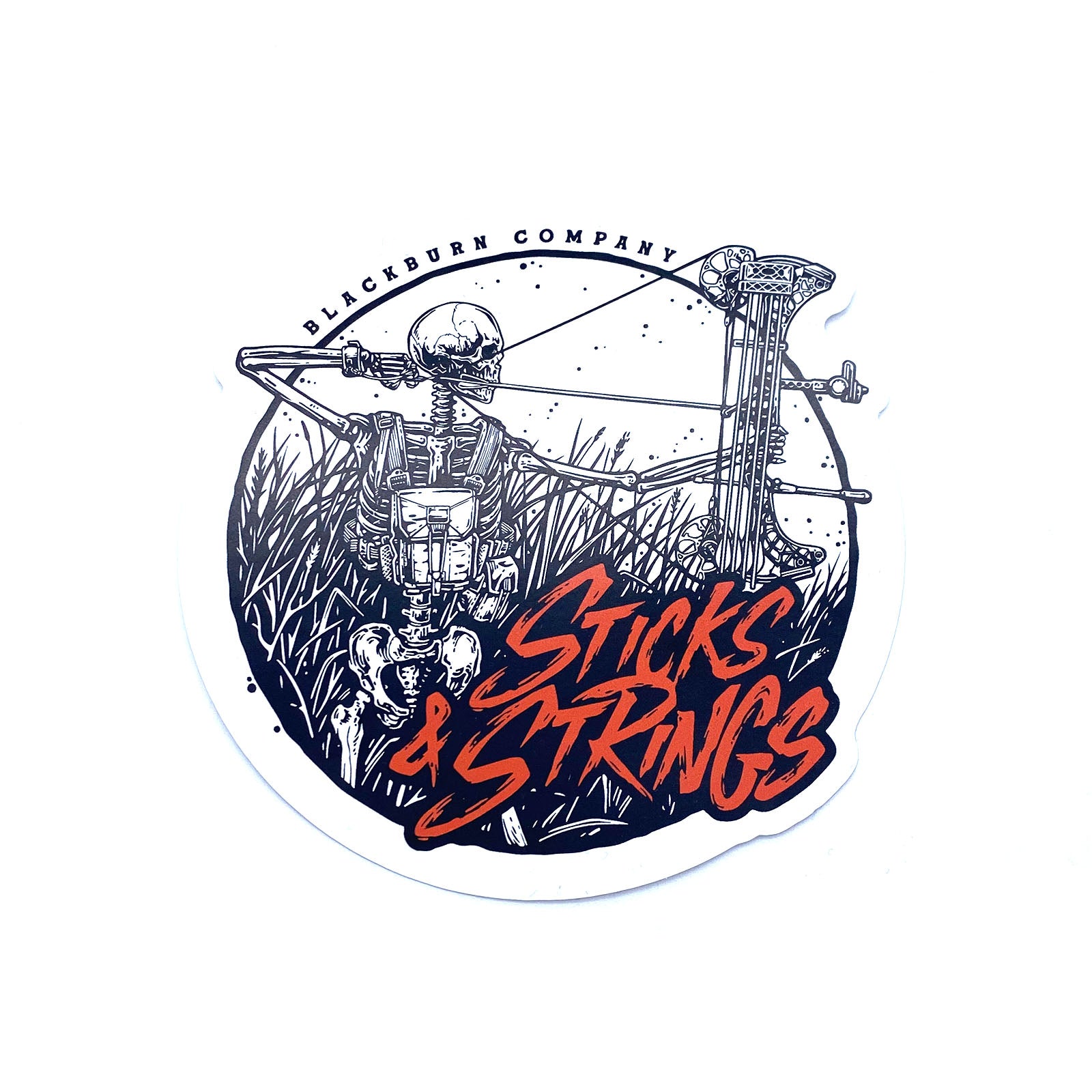 Sticks & Strings Sticker – Blackburn Apparel Co
