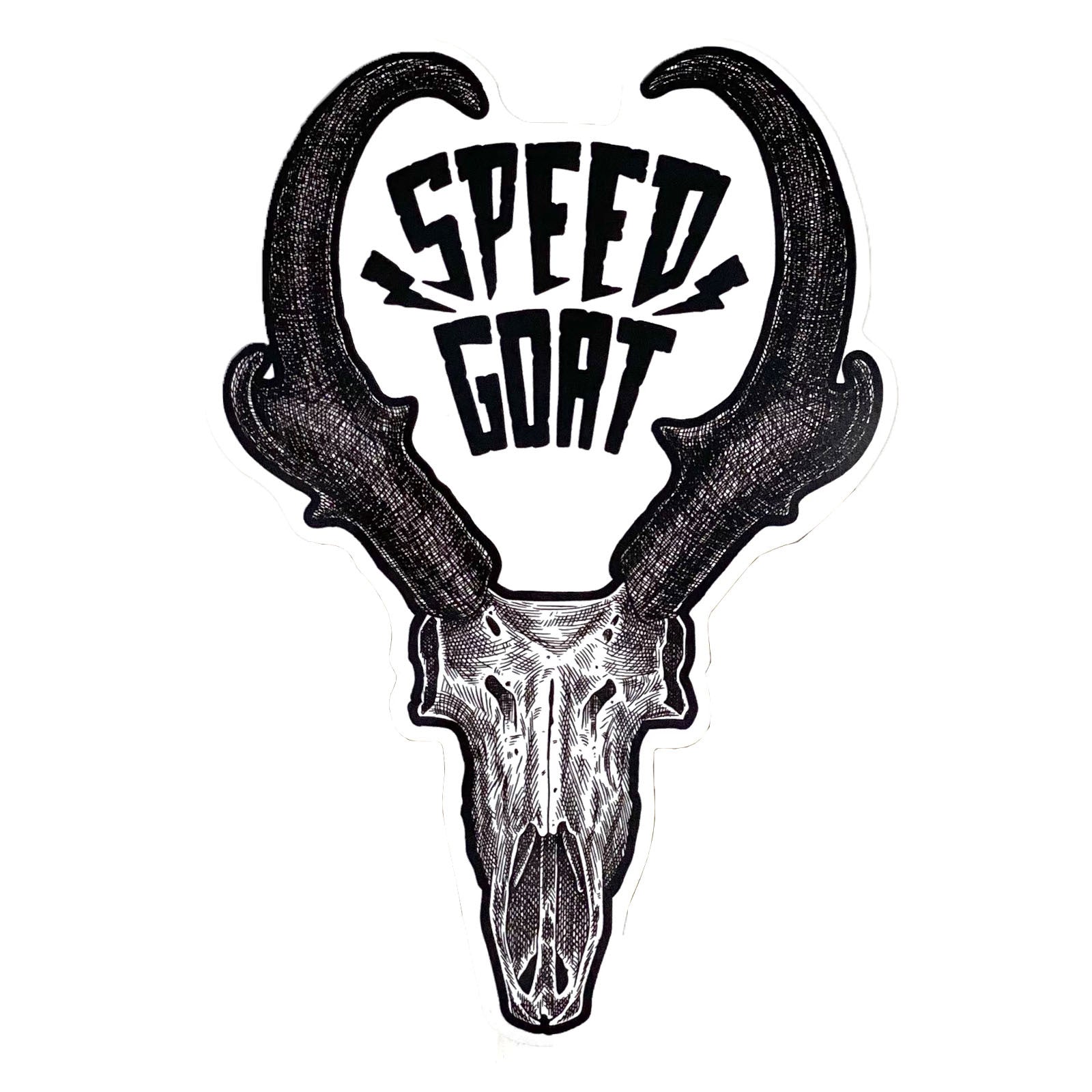 Speed Goat Sticker Speed Goat Sticker – Blackburn Apparel Co